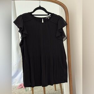 Black large blouse